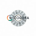 Диск дня недели №2561/1 для механизма Eta 7750 белый - 2